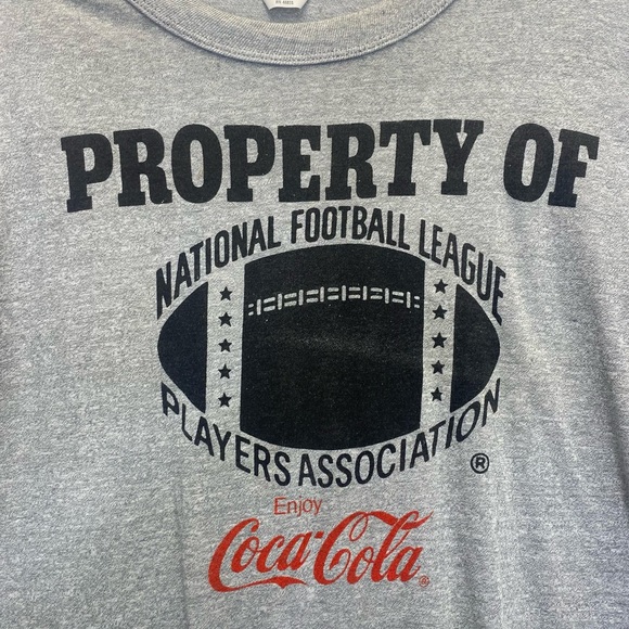 Vintage NFL Coca-Cola Philadelphia Eagles Harold Carmichael #17 T-Shirt - Picture 2 of 8